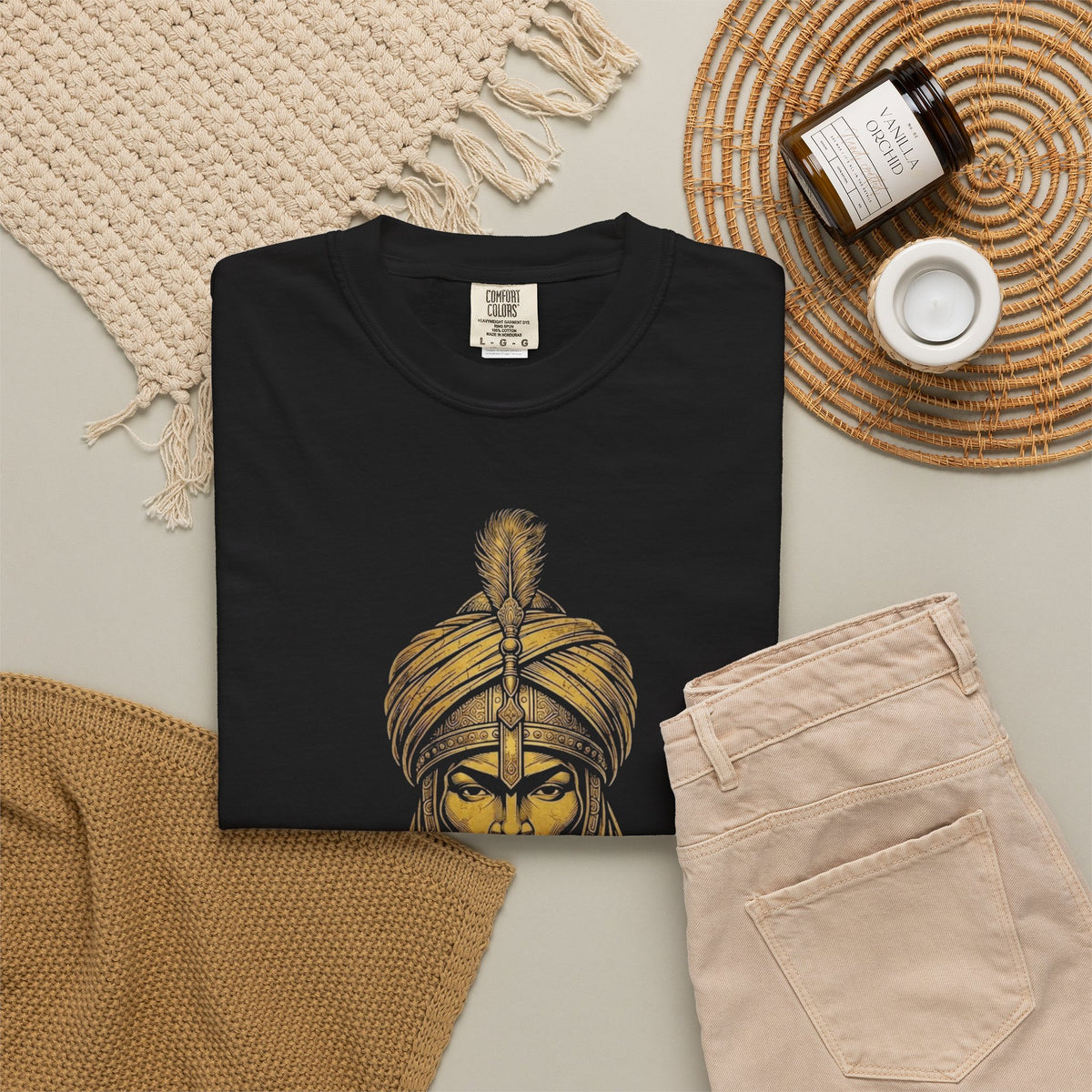 The Black Dan Saraki T-Shirt — Rooted in Royalty.