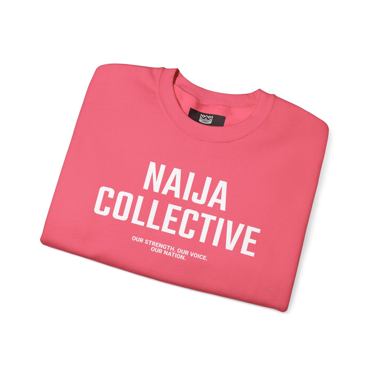 Embroidered Naija Collective Sweatshirt - Cozy Unisex Crewneck