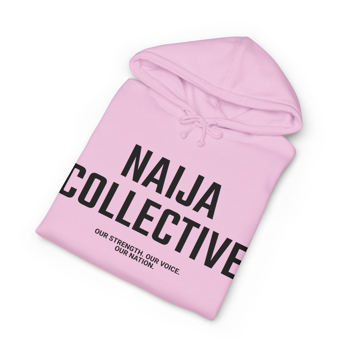 Naija Collective Hoodie — Nigerian Pride Pullover with 'Naija Collective' Text