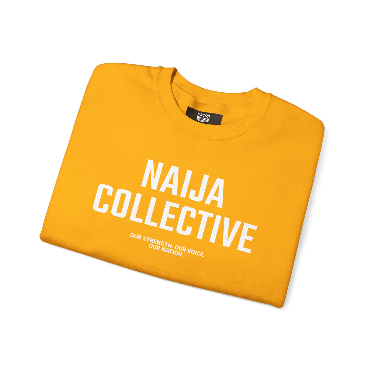Embroidered Naija Collective Sweatshirt - Cozy Unisex Crewneck