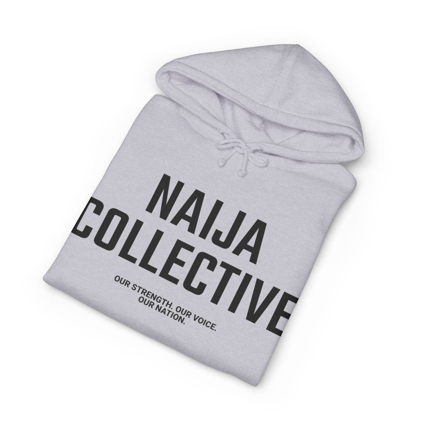 Naija Collective Hoodie — Nigerian Pride Pullover with 'Naija Collective' Text