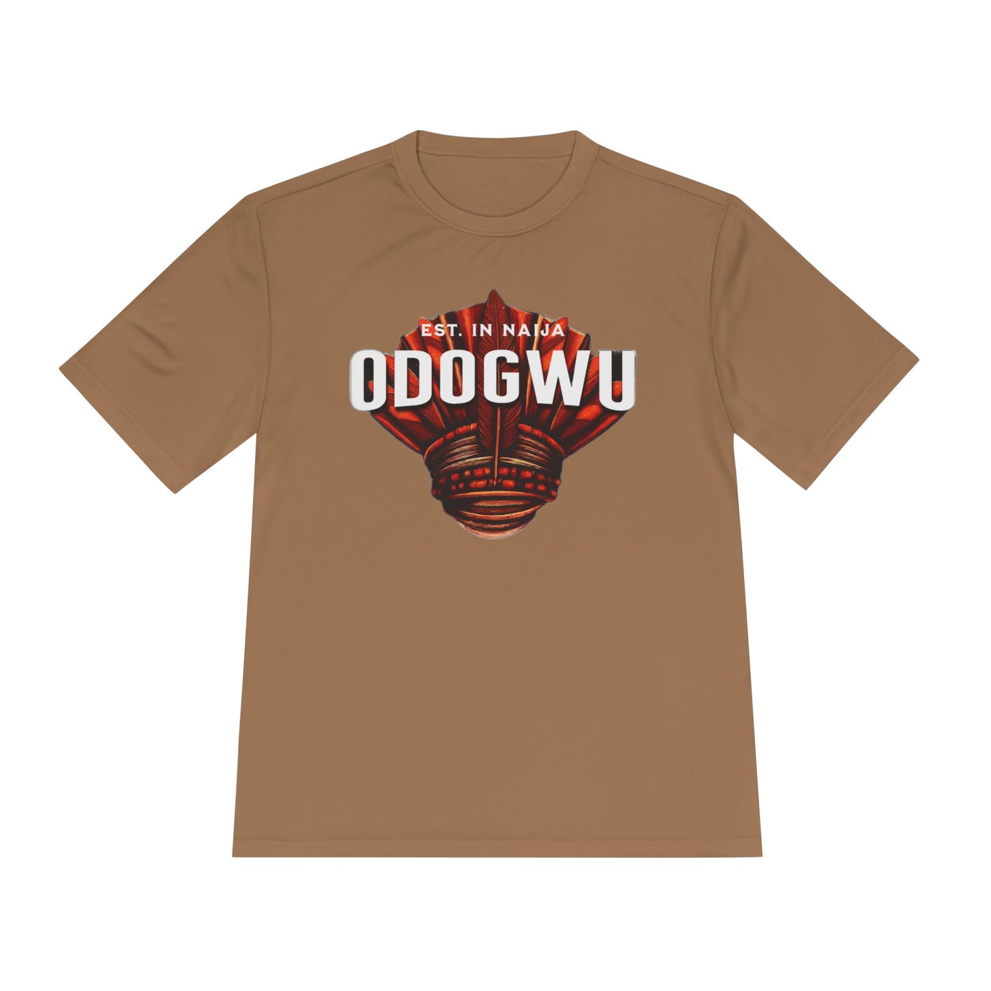 Odogwu Unisex Moisture Wicking Tee | Perfect for Active Lifestyles, Fitness, Summer Wear, Gifts for Holidays, Unique Design
