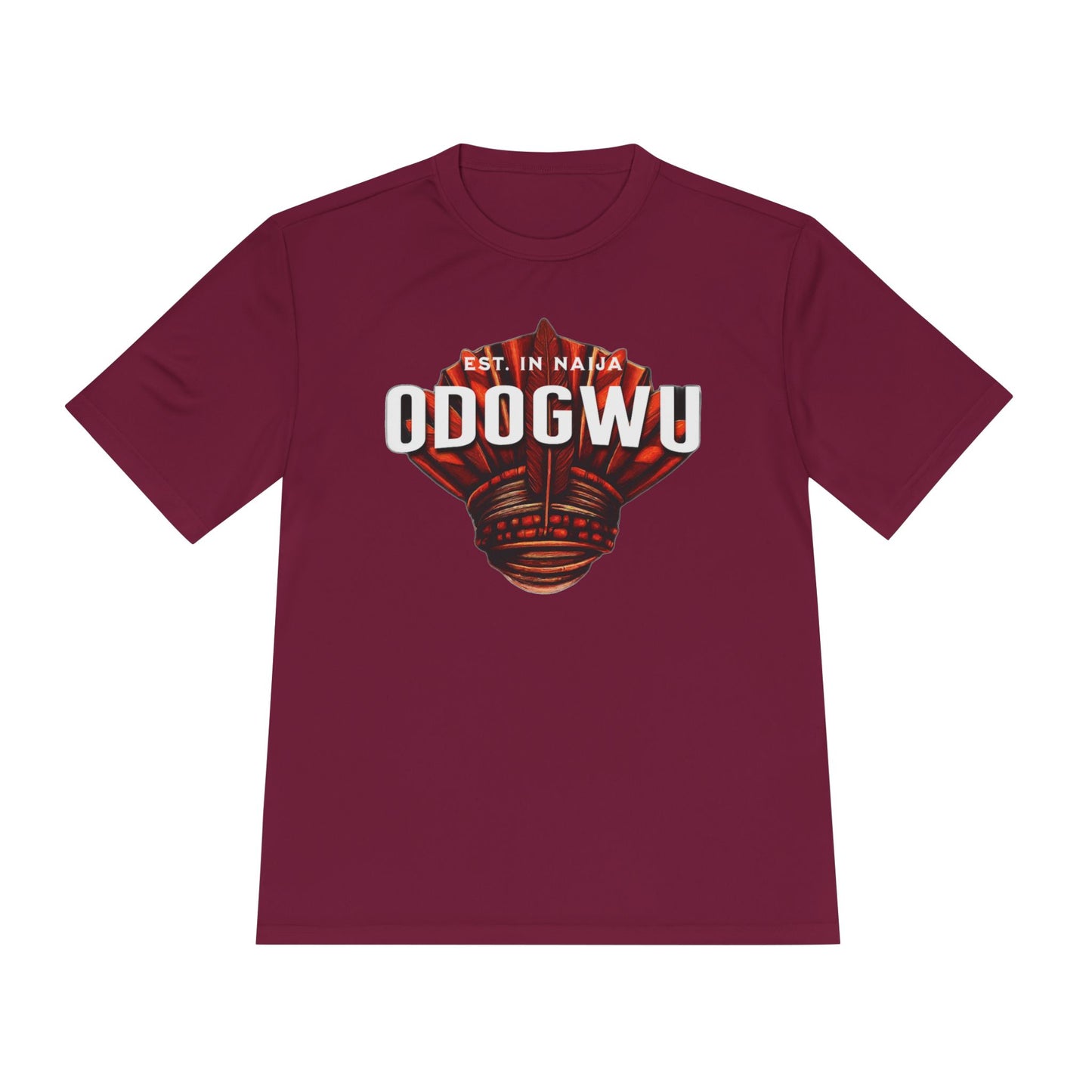 Odogwu Unisex Moisture Wicking Tee | Perfect for Active Lifestyles, Fitness, Summer Wear, Gifts for Holidays, Unique Design