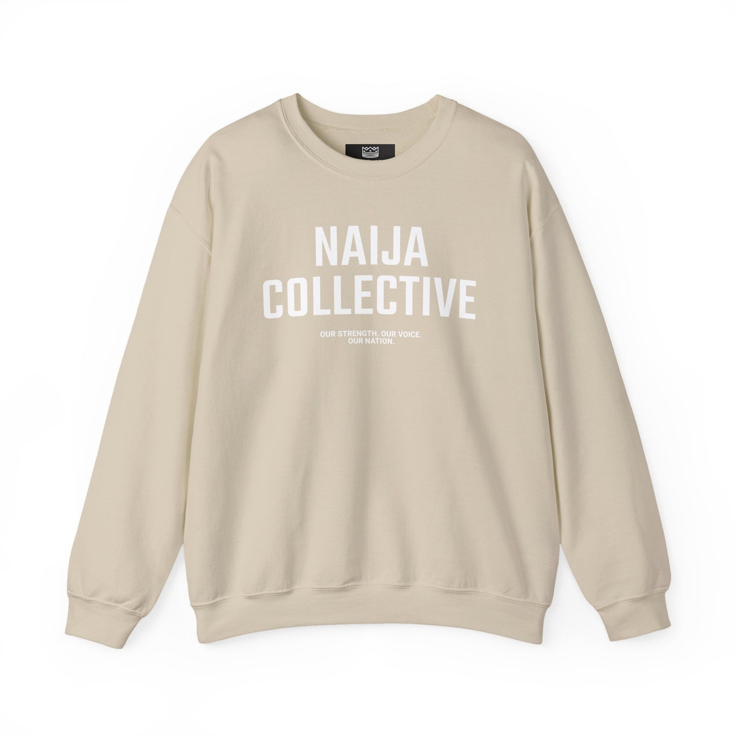 Embroidered Naija Collective Sweatshirt - Cozy Unisex Crewneck