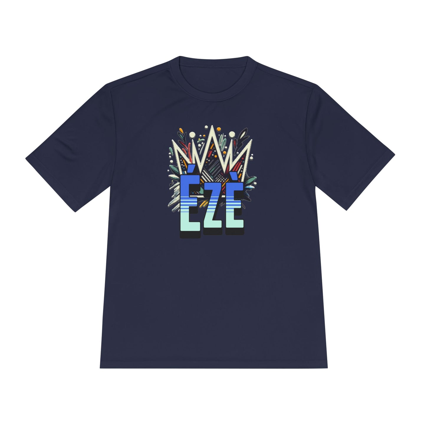 Ézè-Kings Crown Front - Unisex Moisture Absorbing Tee