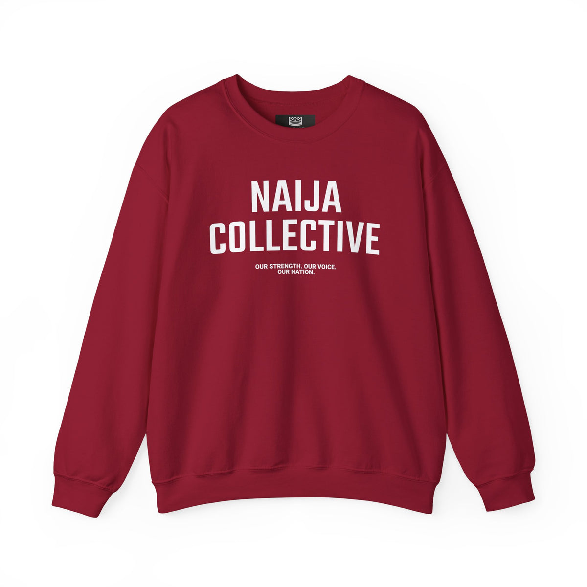 Embroidered Naija Collective Sweatshirt - Cozy Unisex Crewneck