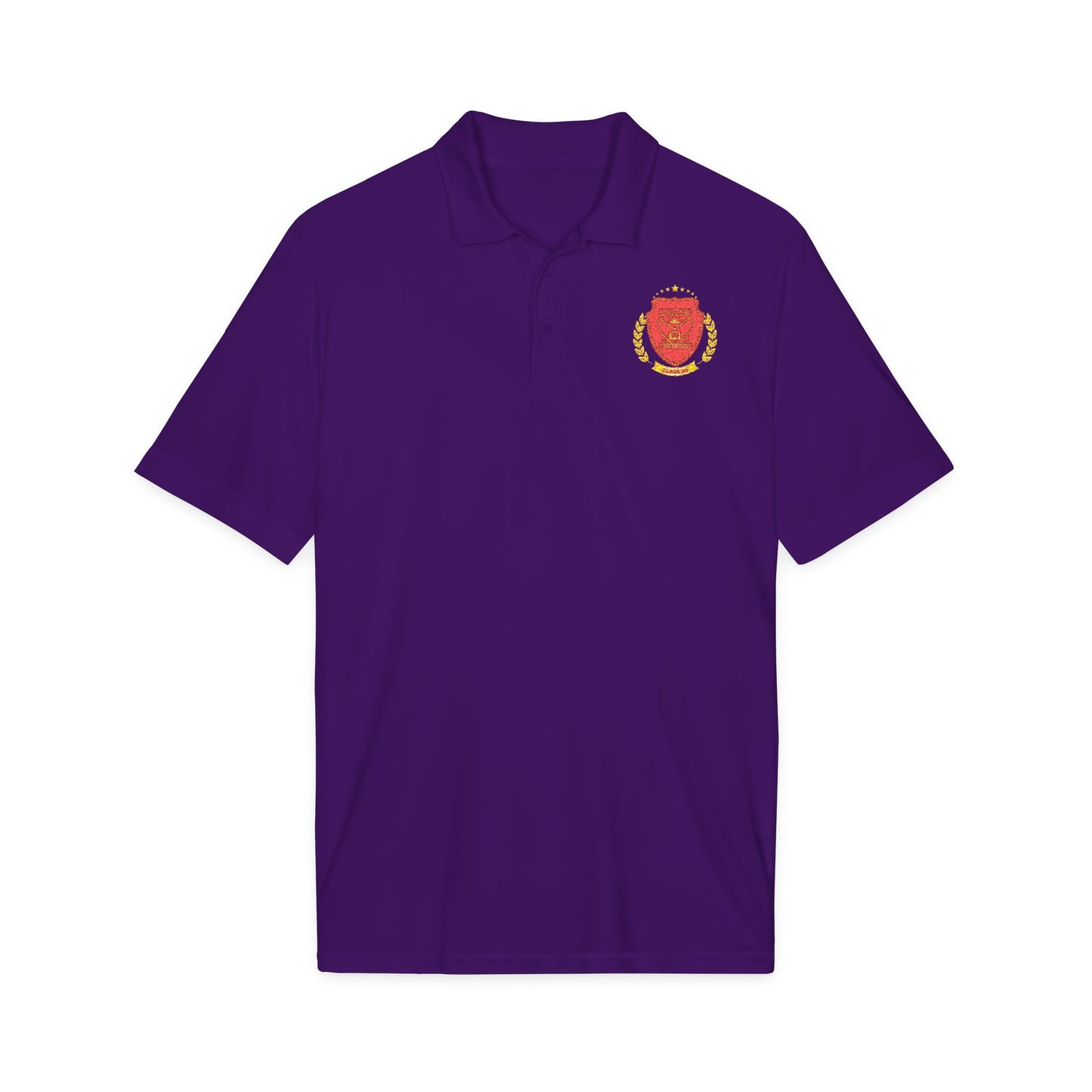 Embroidered FGC PH Class 90 Shield Polo Shirt — Crest Logo Performance Golf Polo
