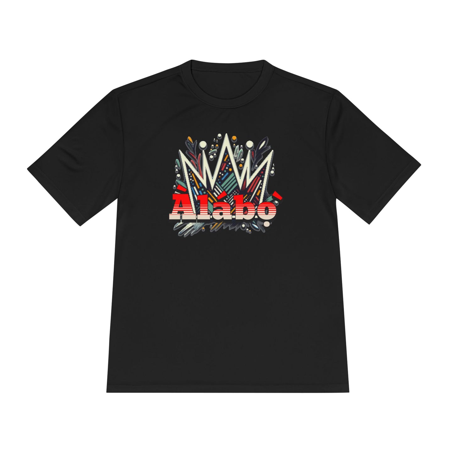 Àlábọ̀-Kings Crown Front - Unisex Moisture Absorbing Tee
