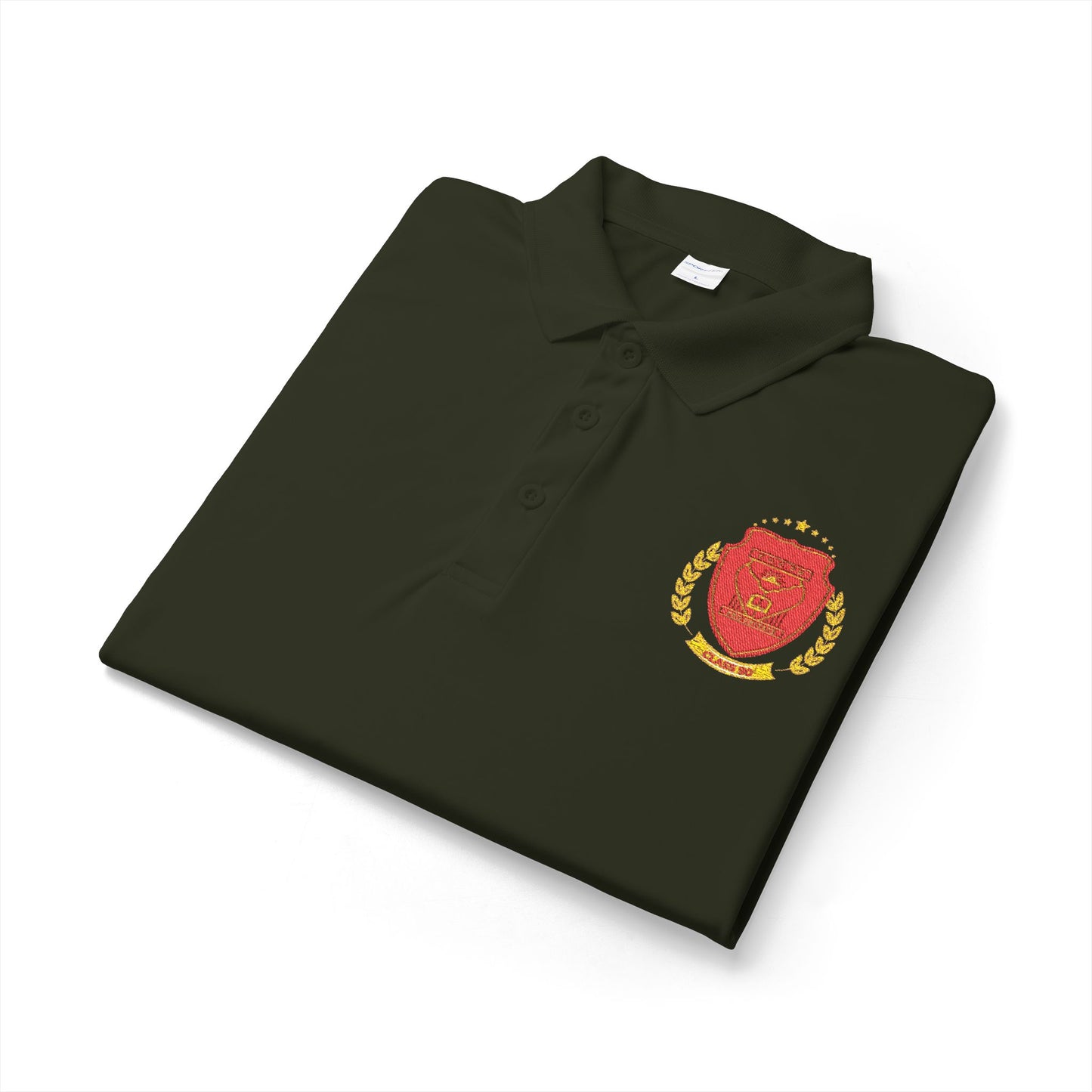 Embroidered FGC PH Class 90 Shield Polo Shirt — Crest Logo Performance Golf Polo