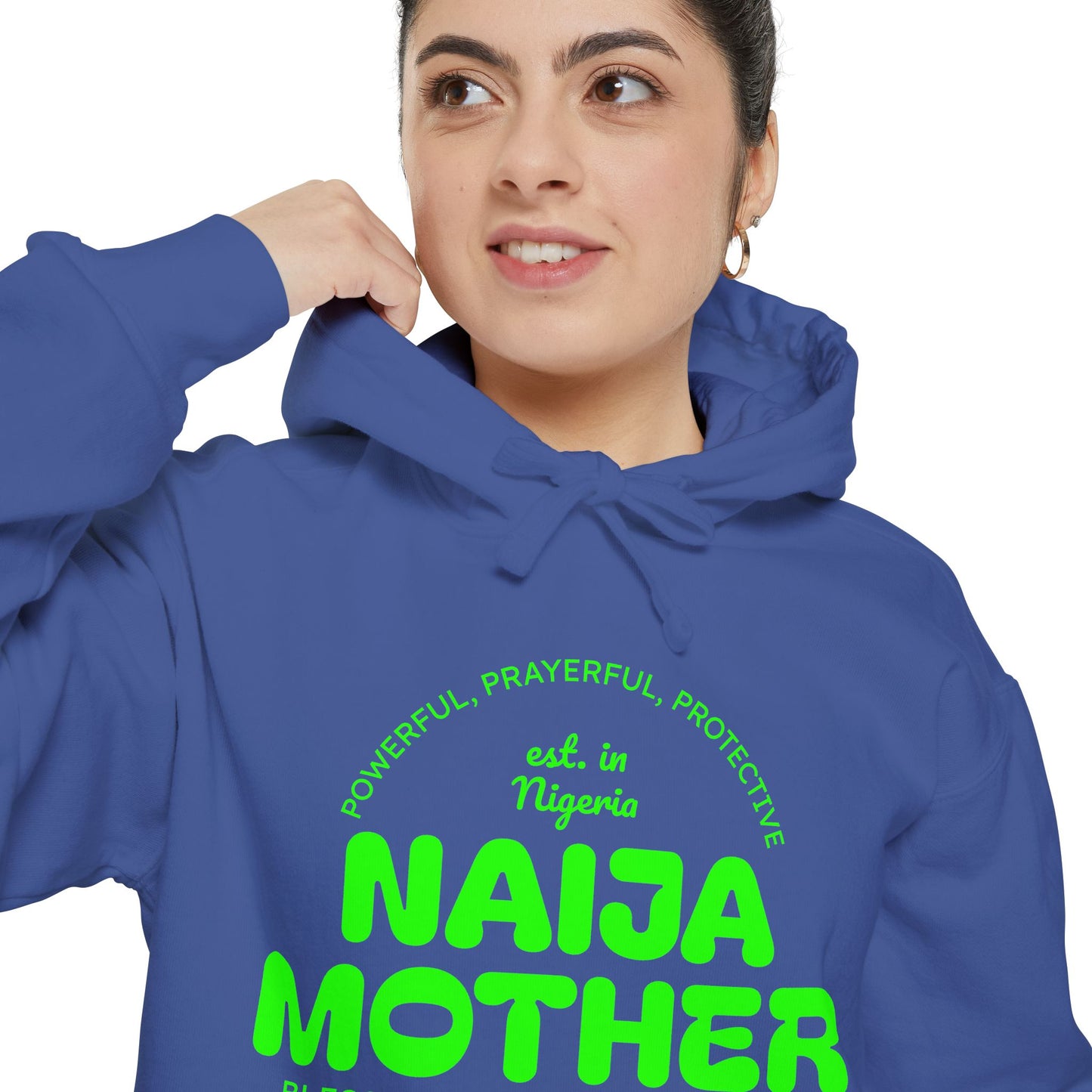 Naija Mother -Mothers Day Garment-Dyed Hoodie