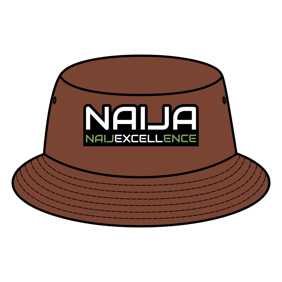 Stylish Naija Excellence Bucket Hat for Summer Adventure, Casual Streetwear, Gift for Fashion Lovers, Outdoor Activities, Festival Fun