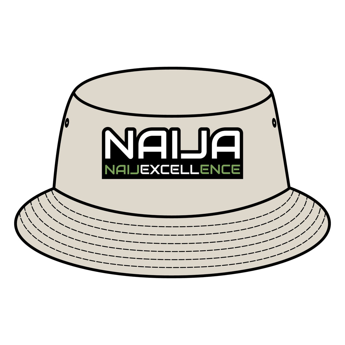 Stylish Naija Excellence Bucket Hat for Summer Adventure, Casual Streetwear, Gift for Fashion Lovers, Outdoor Activities, Festival Fun