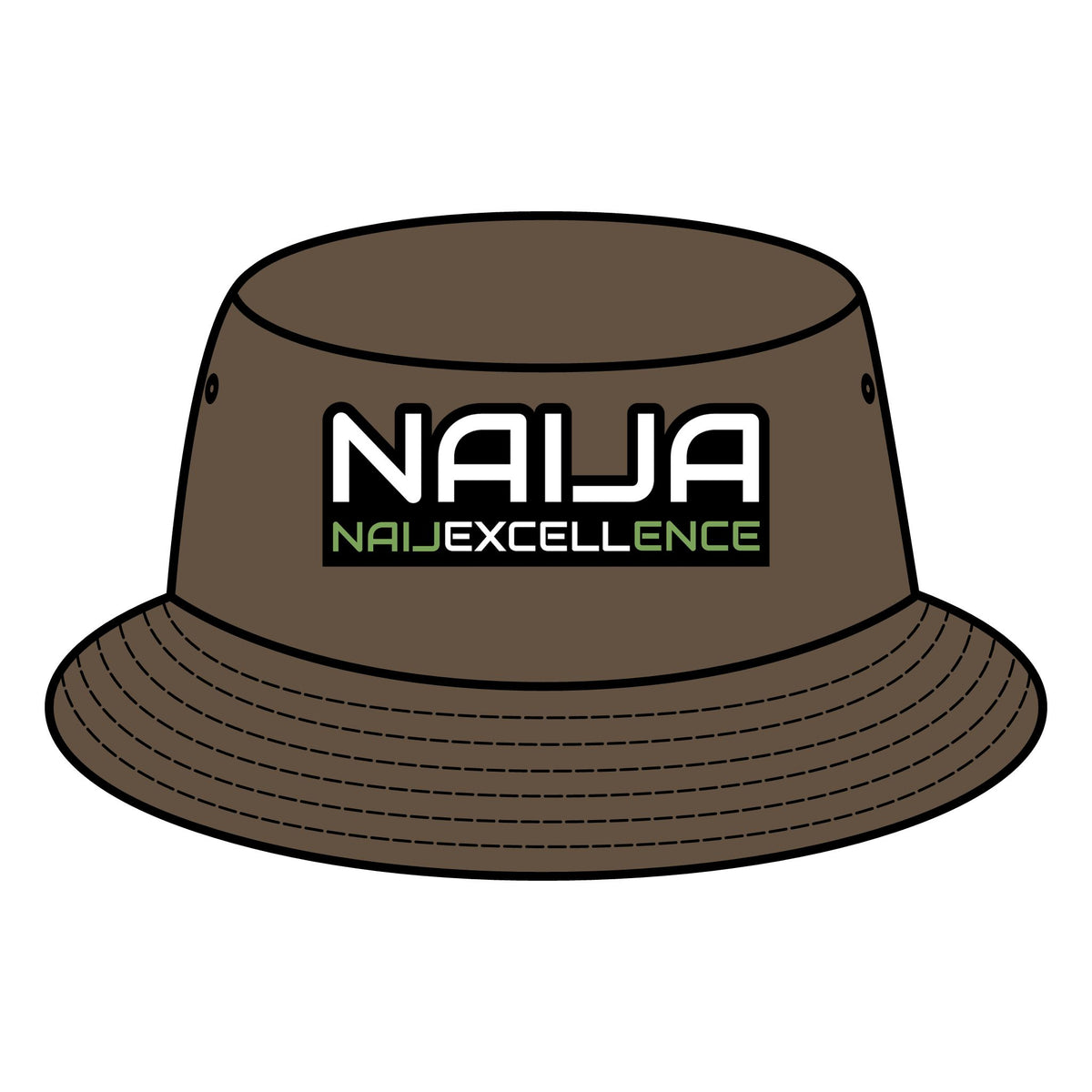 Stylish Naija Excellence Bucket Hat for Summer Adventure, Casual Streetwear, Gift for Fashion Lovers, Outdoor Activities, Festival Fun