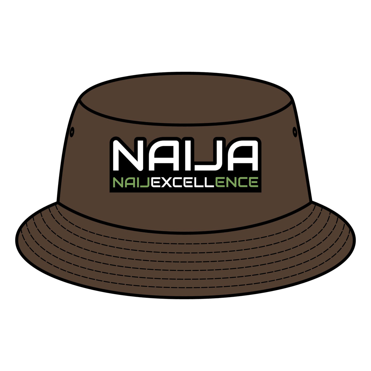 Stylish Naija Excellence Bucket Hat for Summer Adventure, Casual Streetwear, Gift for Fashion Lovers, Outdoor Activities, Festival Fun