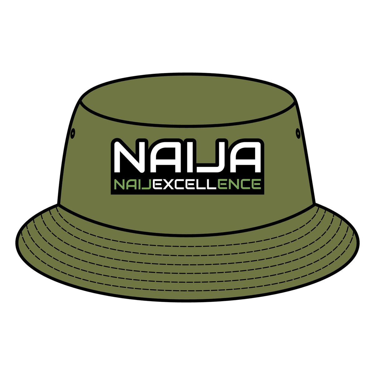 Stylish Naija Excellence Bucket Hat for Summer Adventure, Casual Streetwear, Gift for Fashion Lovers, Outdoor Activities, Festival Fun