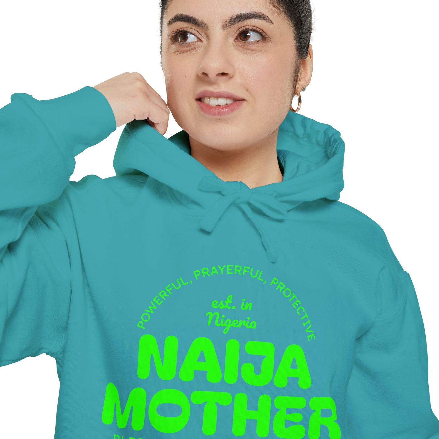 Naija Mother -Mothers Day Garment-Dyed Hoodie