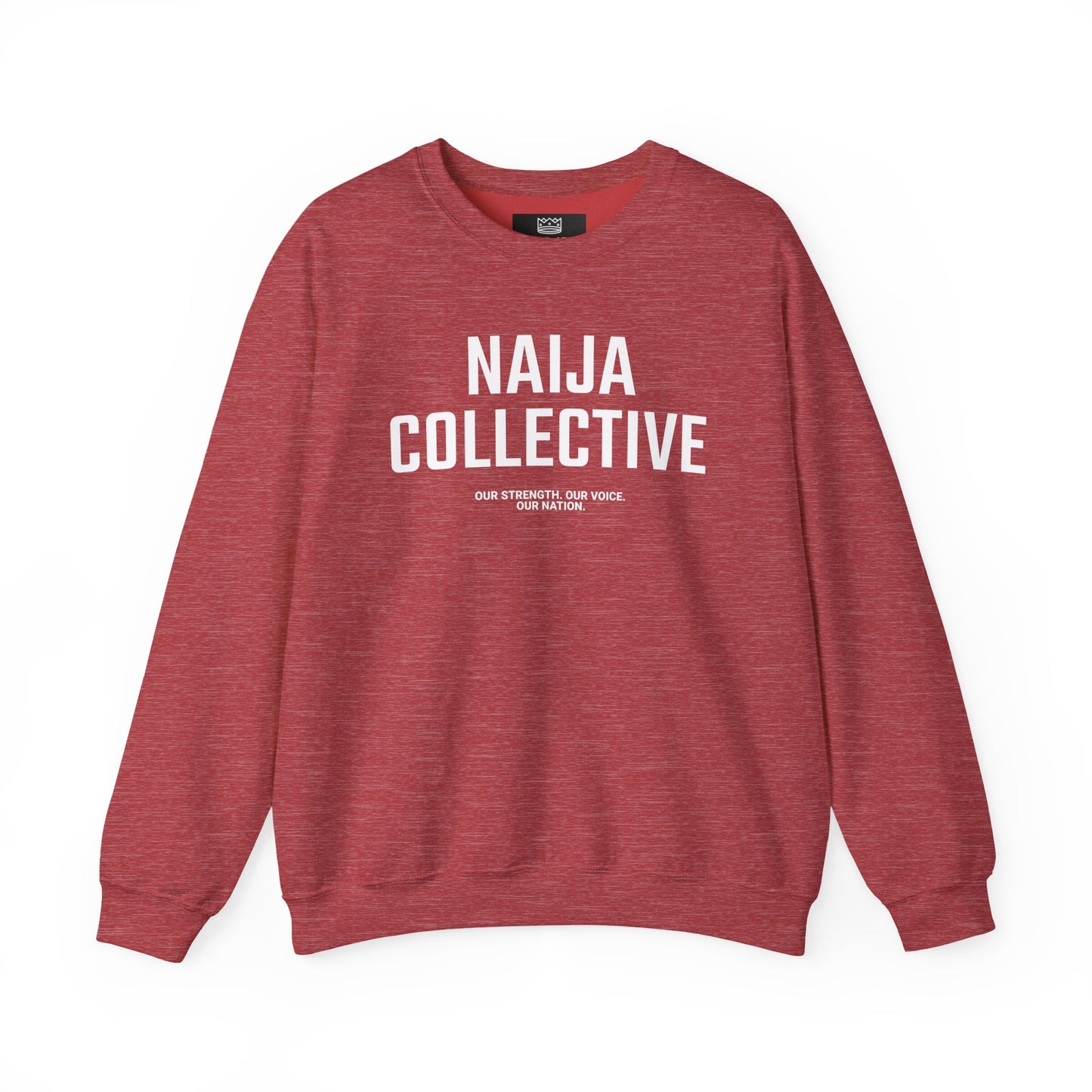 Embroidered Naija Collective Sweatshirt - Cozy Unisex Crewneck