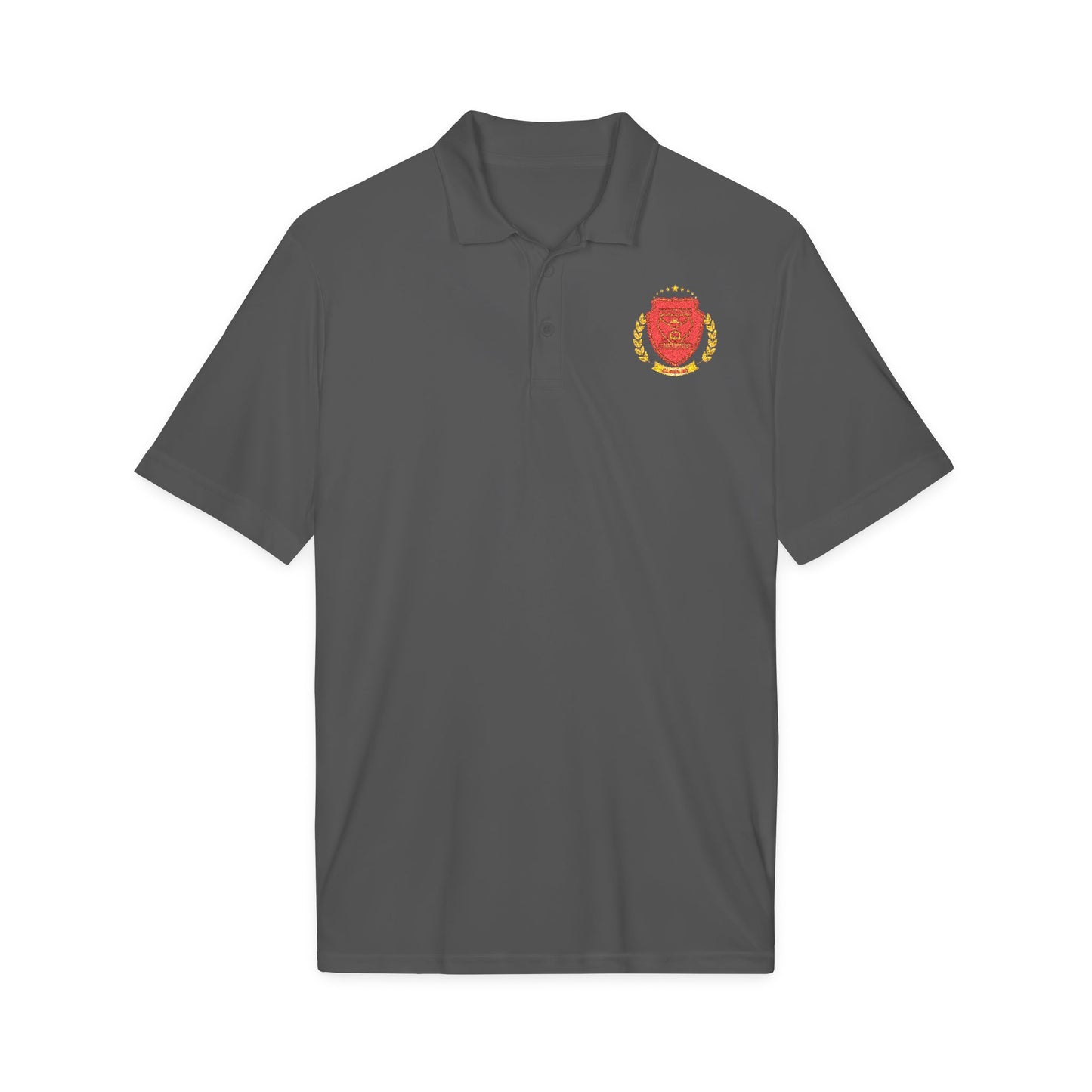 Embroidered FGC PH Class 90 Shield Polo Shirt — Crest Logo Performance Golf Polo