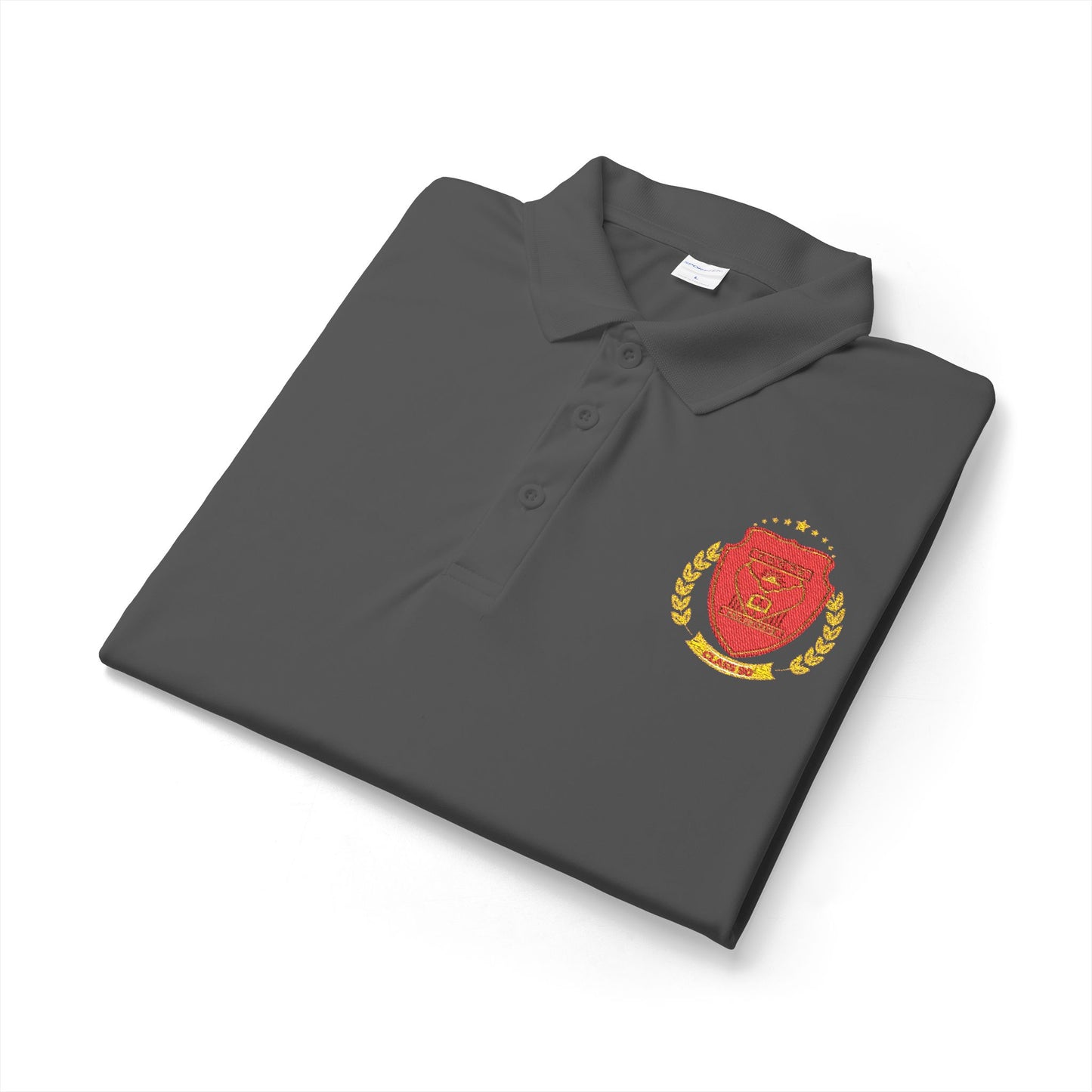Embroidered FGC PH Class 90 Shield Polo Shirt — Crest Logo Performance Golf Polo