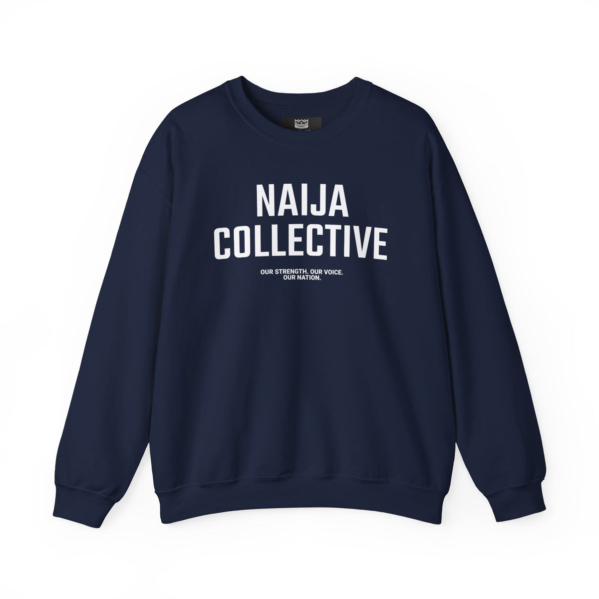 Embroidered Naija Collective Sweatshirt - Cozy Unisex Crewneck