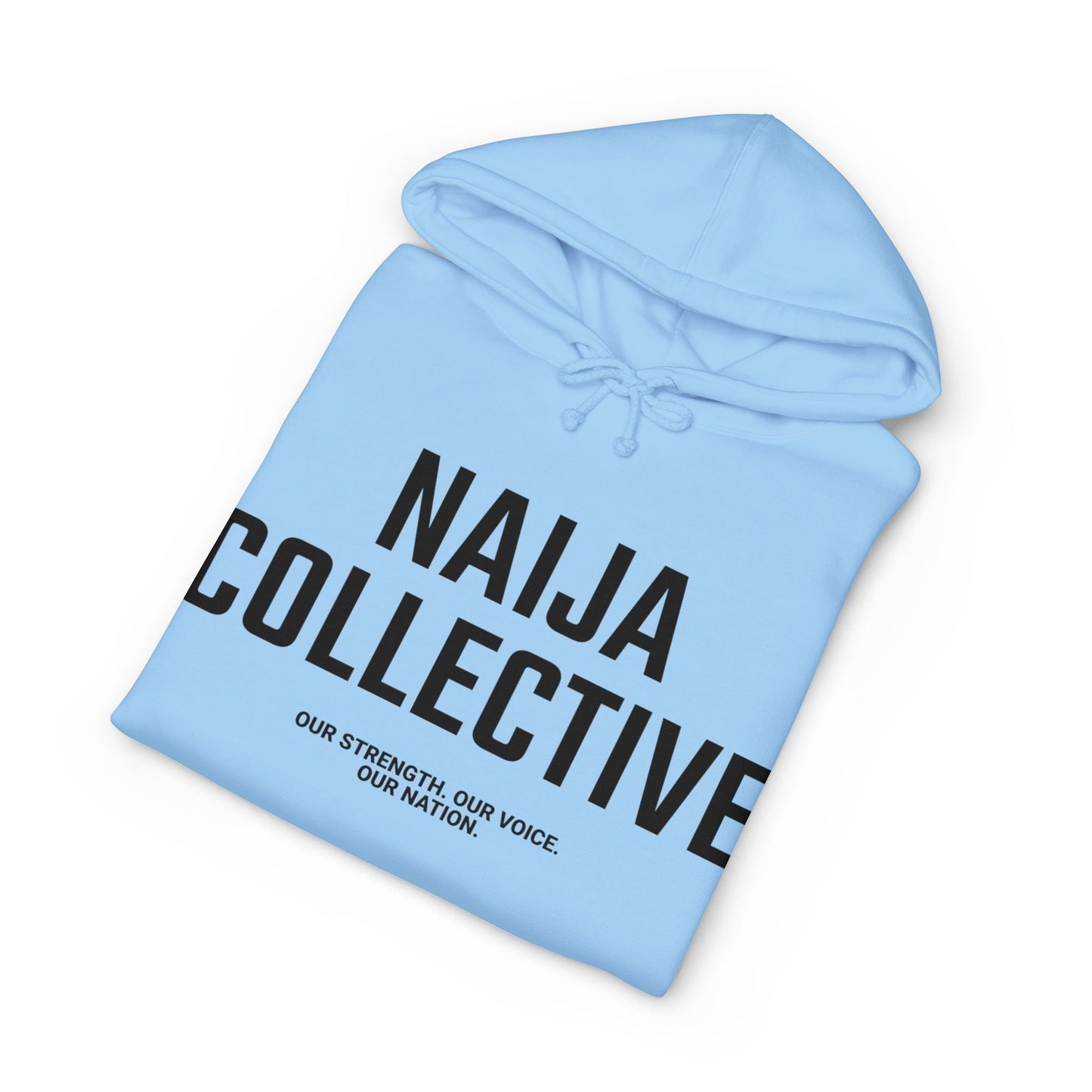 Naija Collective Hoodie — Nigerian Pride Pullover with 'Naija Collective' Text
