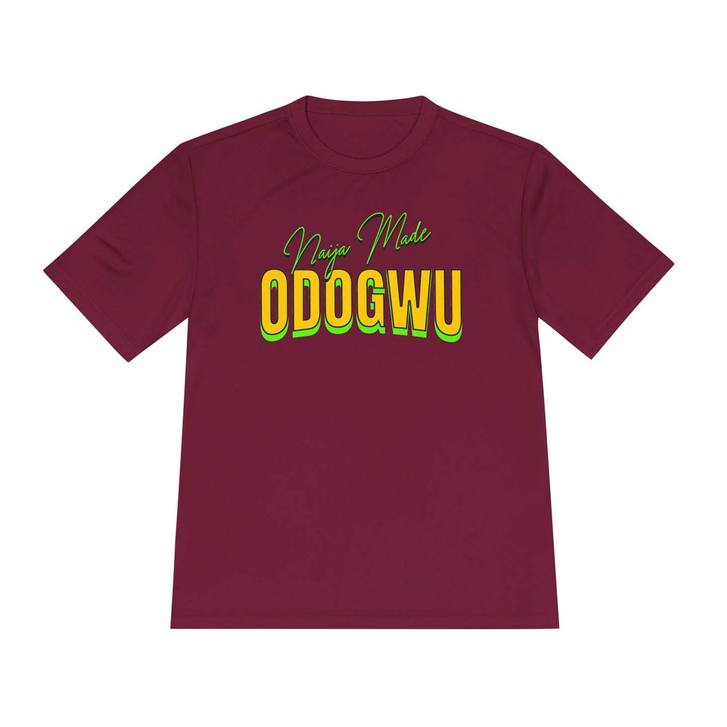Naija Made ODOGWU Unisex Moisture Wicking Tee - Stay Cool with - Perfect for Athletes, Gift for Sports Lovers, Workout Tee, Casual [...]