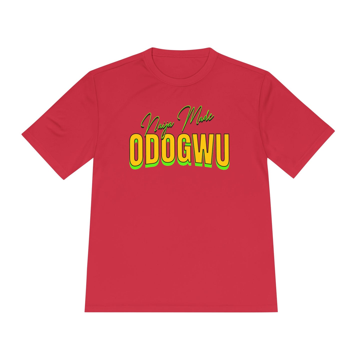 Naija Made ODOGWU Unisex Moisture Wicking Tee - Stay Cool with - Perfect for Athletes, Gift for Sports Lovers, Workout Tee, Casual [...]