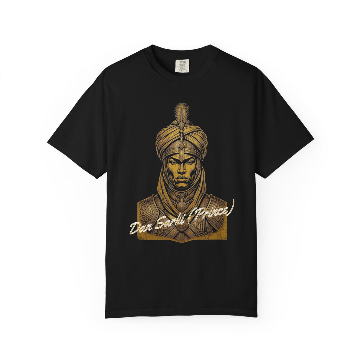 The Black Dan Saraki T-Shirt — Rooted in Royalty.
