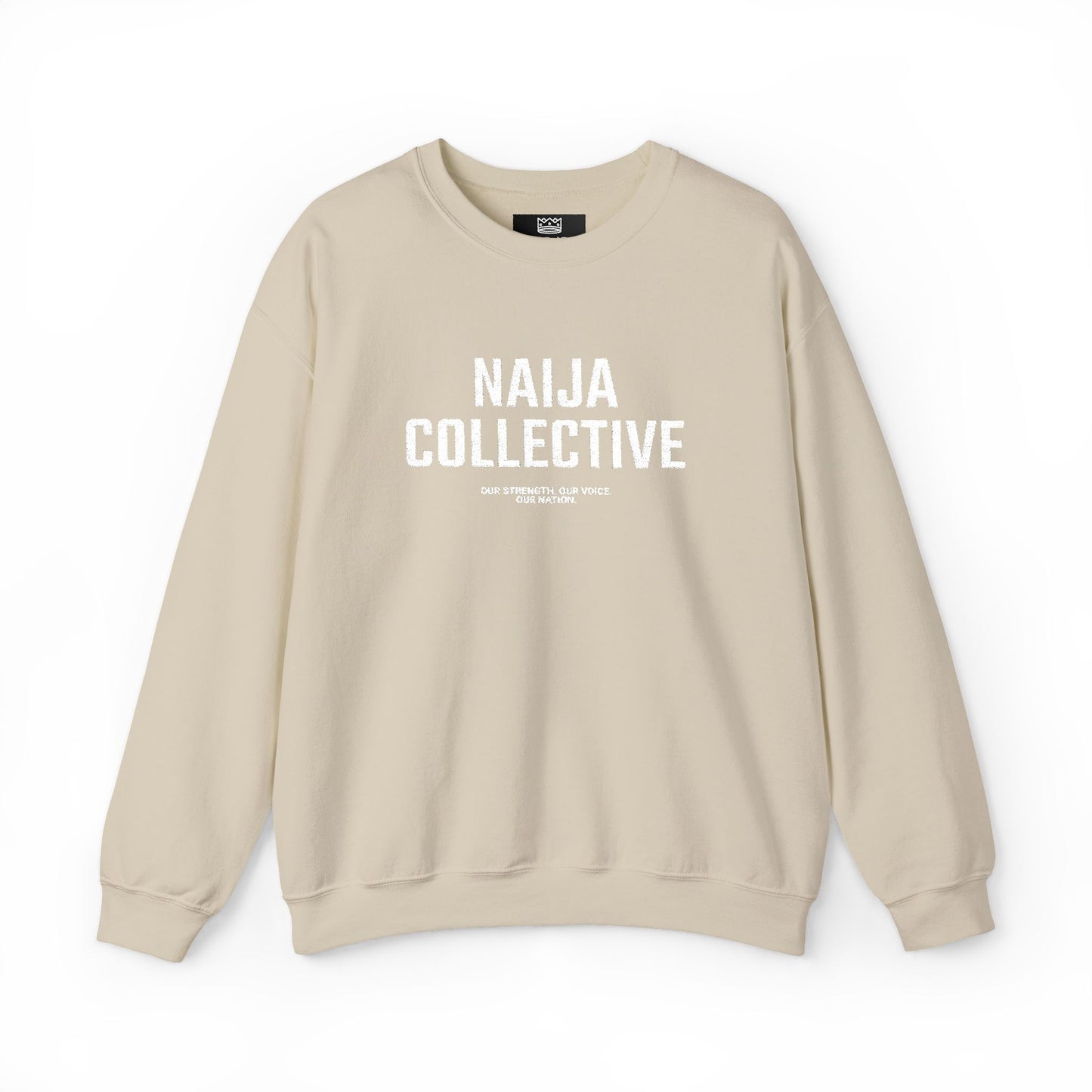 Embroidered Naija Collective Sweatshirt - Cozy Unisex Crewneck