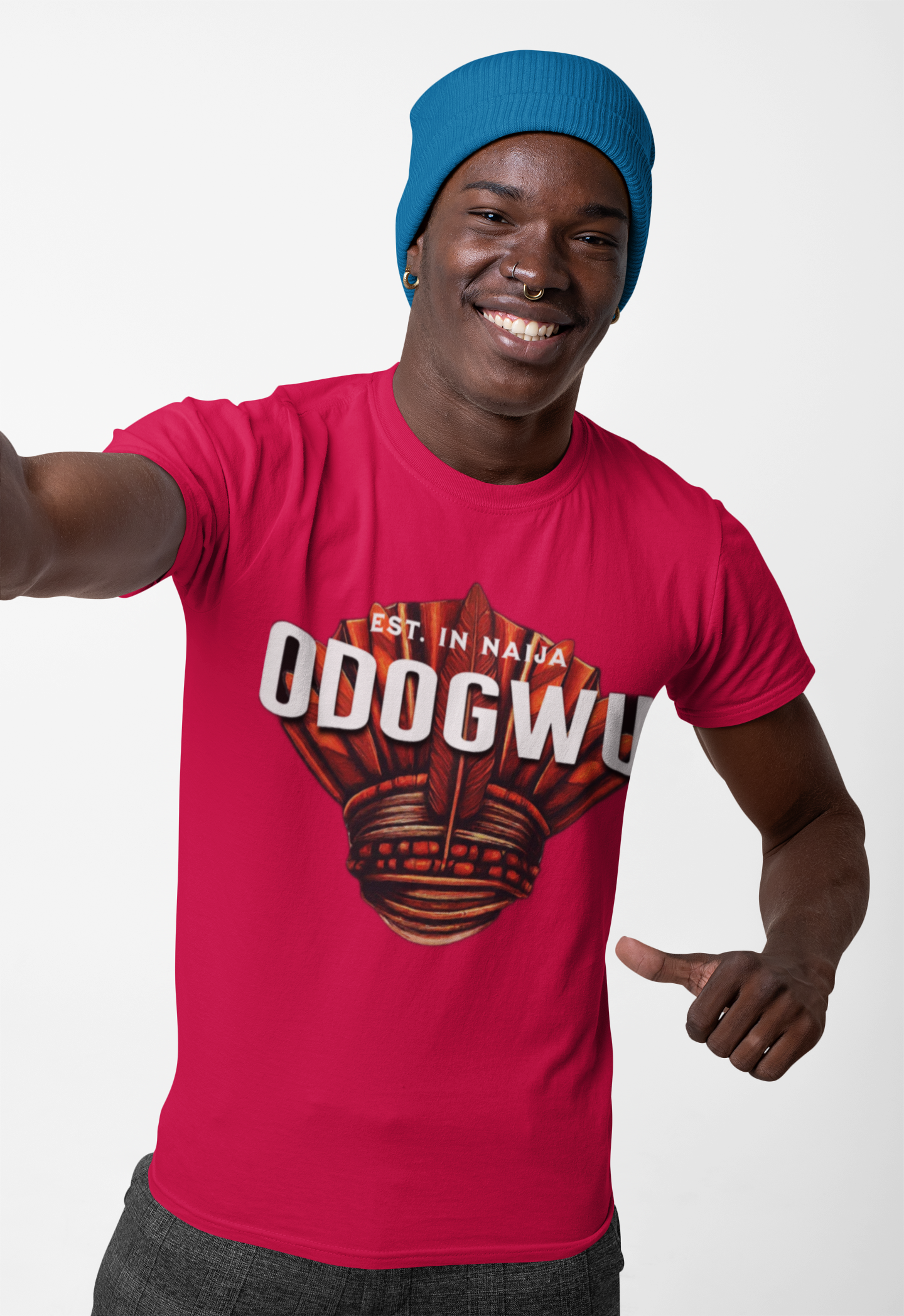 Odogwu Unisex Moisture Wicking Tee | Perfect for Active Lifestyles, Fitness, Summer Wear, Gifts for Holidays, Unique Design