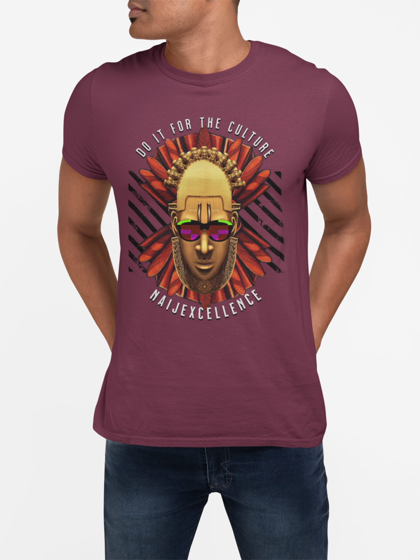 Festac Punk Mask - Unisex Moisture Absorbing Tee