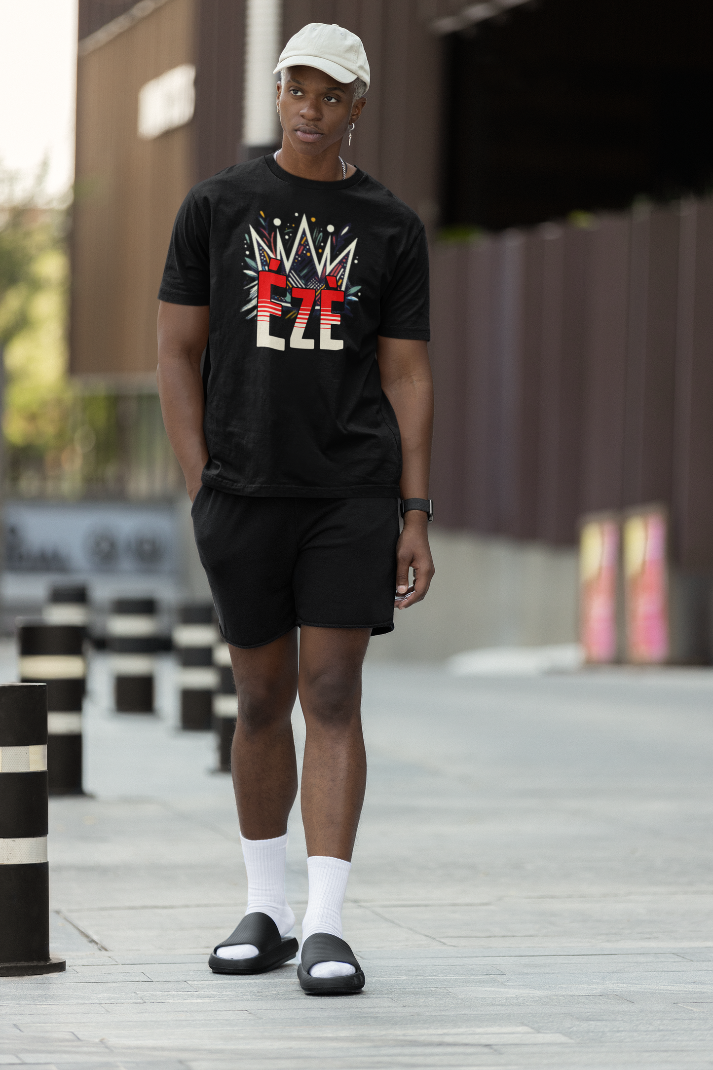 Ézè-Kings Crown Front - Unisex Moisture Absorbing Tee