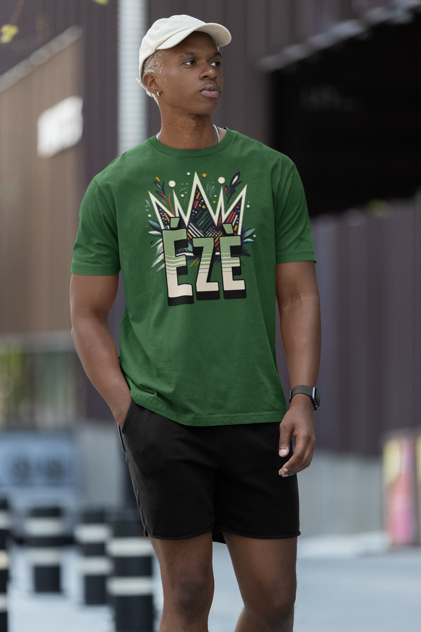 Ézè-Kings Crown Front - Unisex Moisture Absorbing Tee