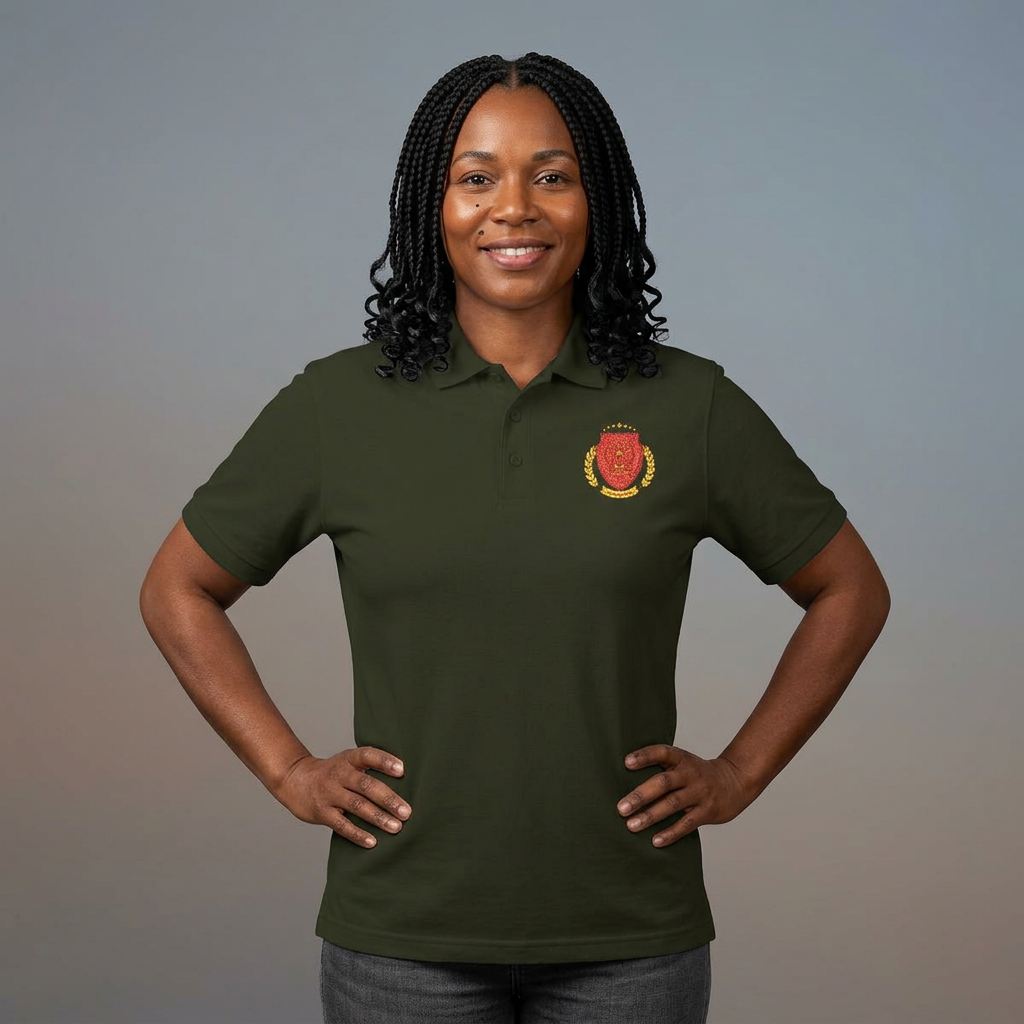 Embroidered FGC PH Class 90 Shield Polo Shirt — Crest Logo Performance Golf Polo