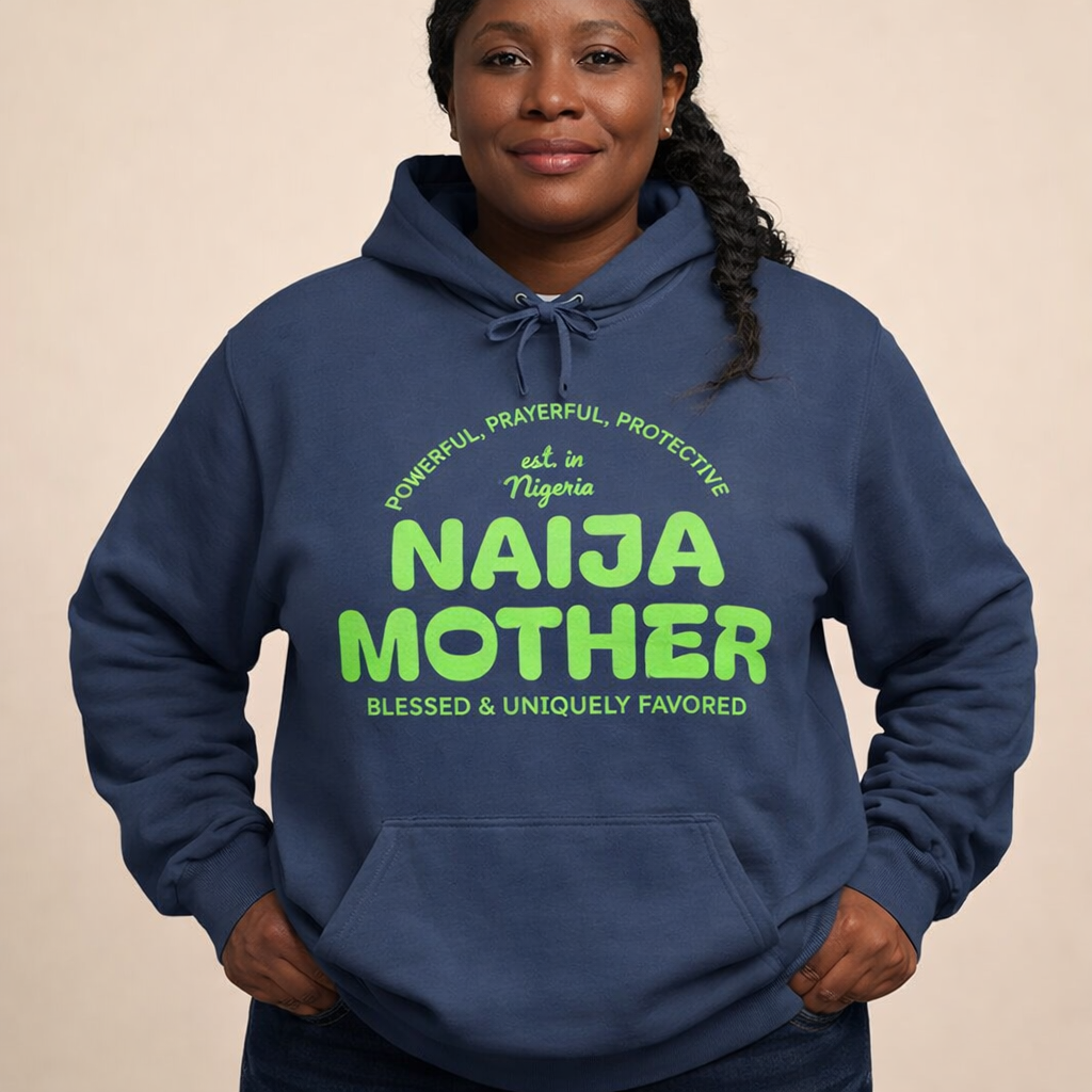 Naija Mother -Mothers Day Garment-Dyed Hoodie