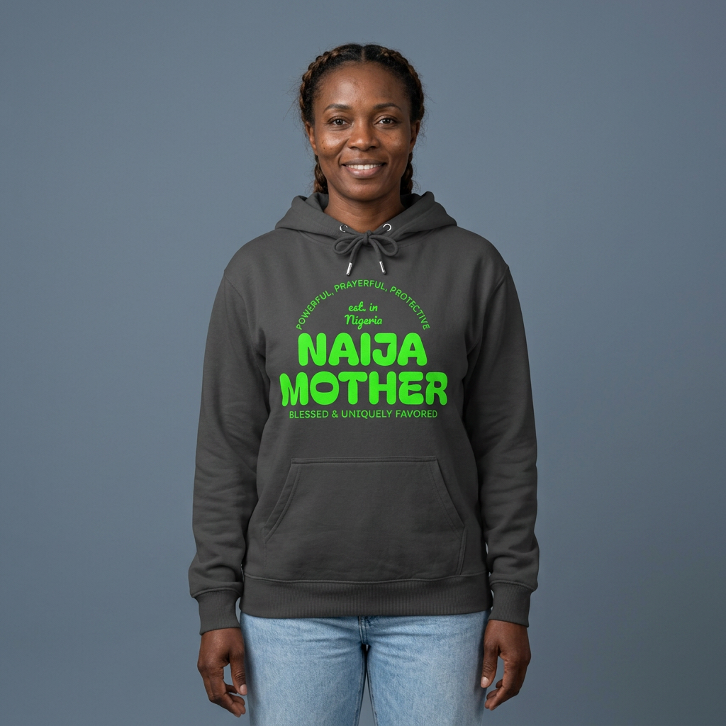 Naija Mother -Mothers Day Garment-Dyed Hoodie