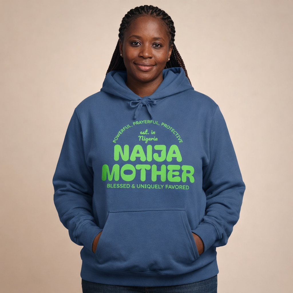 Naija Mother -Mothers Day Garment-Dyed Hoodie
