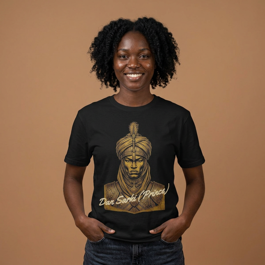 The Black Dan Saraki T-Shirt — Rooted in Royalty.