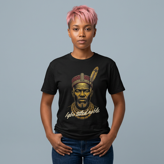 Black Igbo Titled Noble T-Shirt