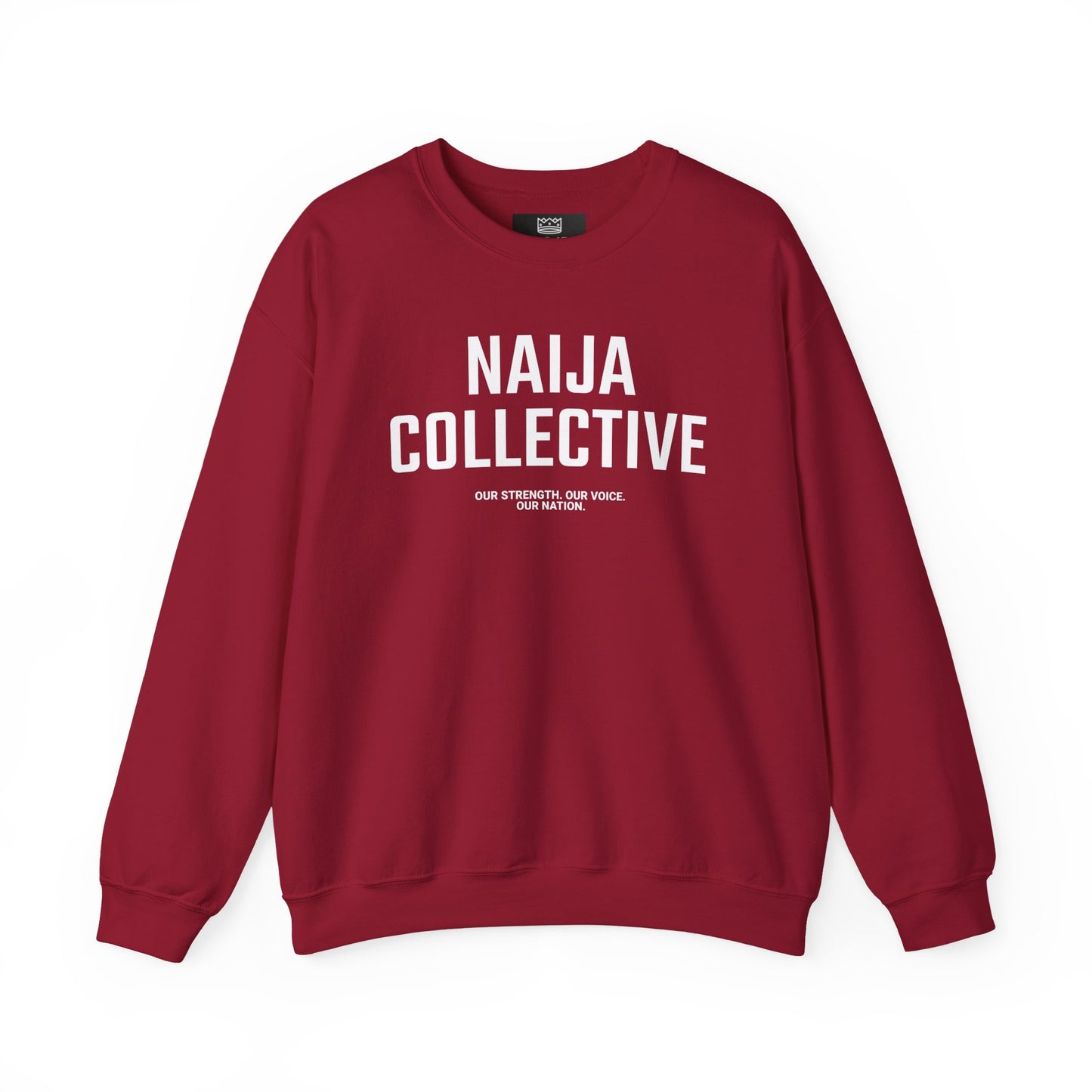 Embroidered Naija Collective Sweatshirt - Cozy Unisex Crewneck
