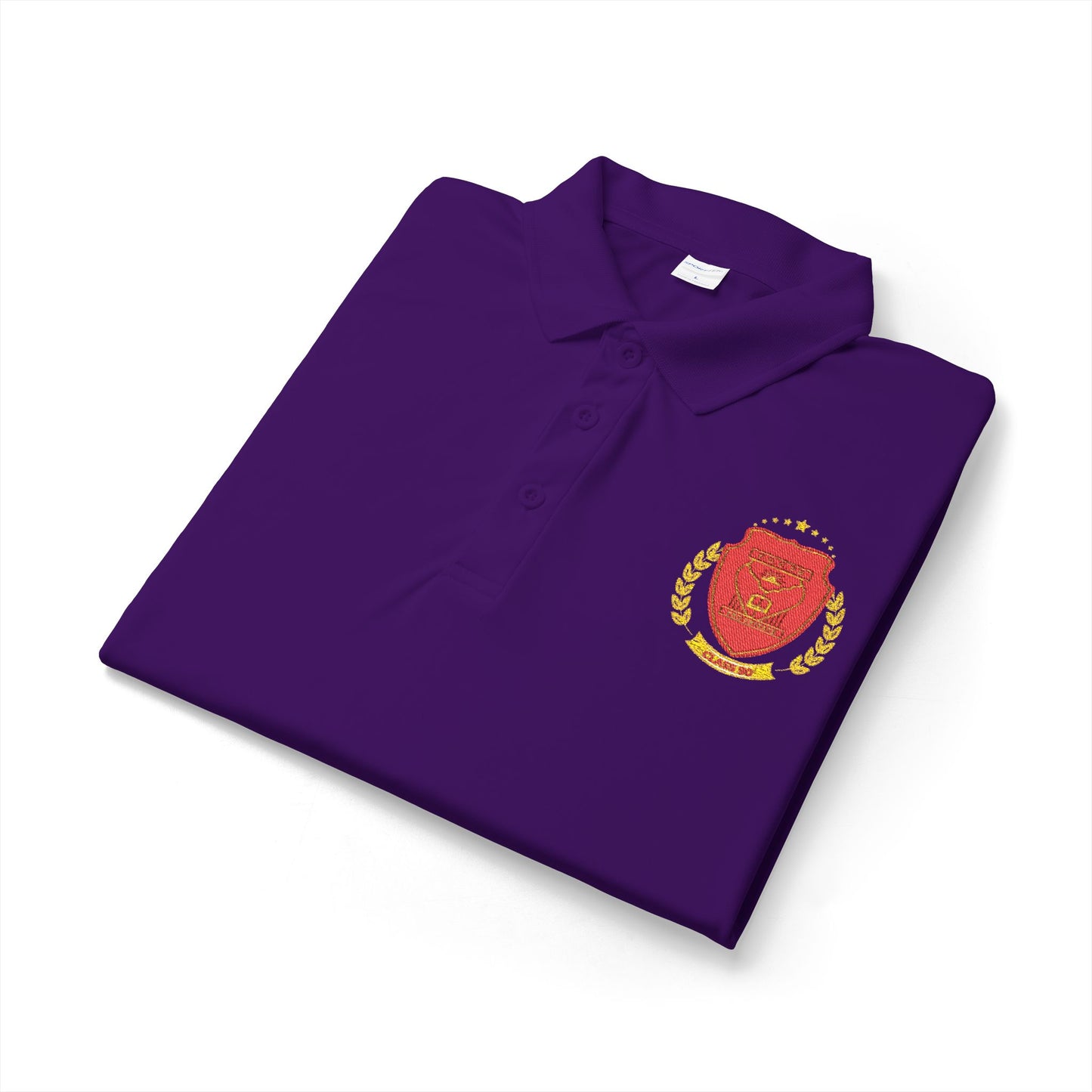 Embroidered FGC PH Class 90 Shield Polo Shirt — Crest Logo Performance Golf Polo