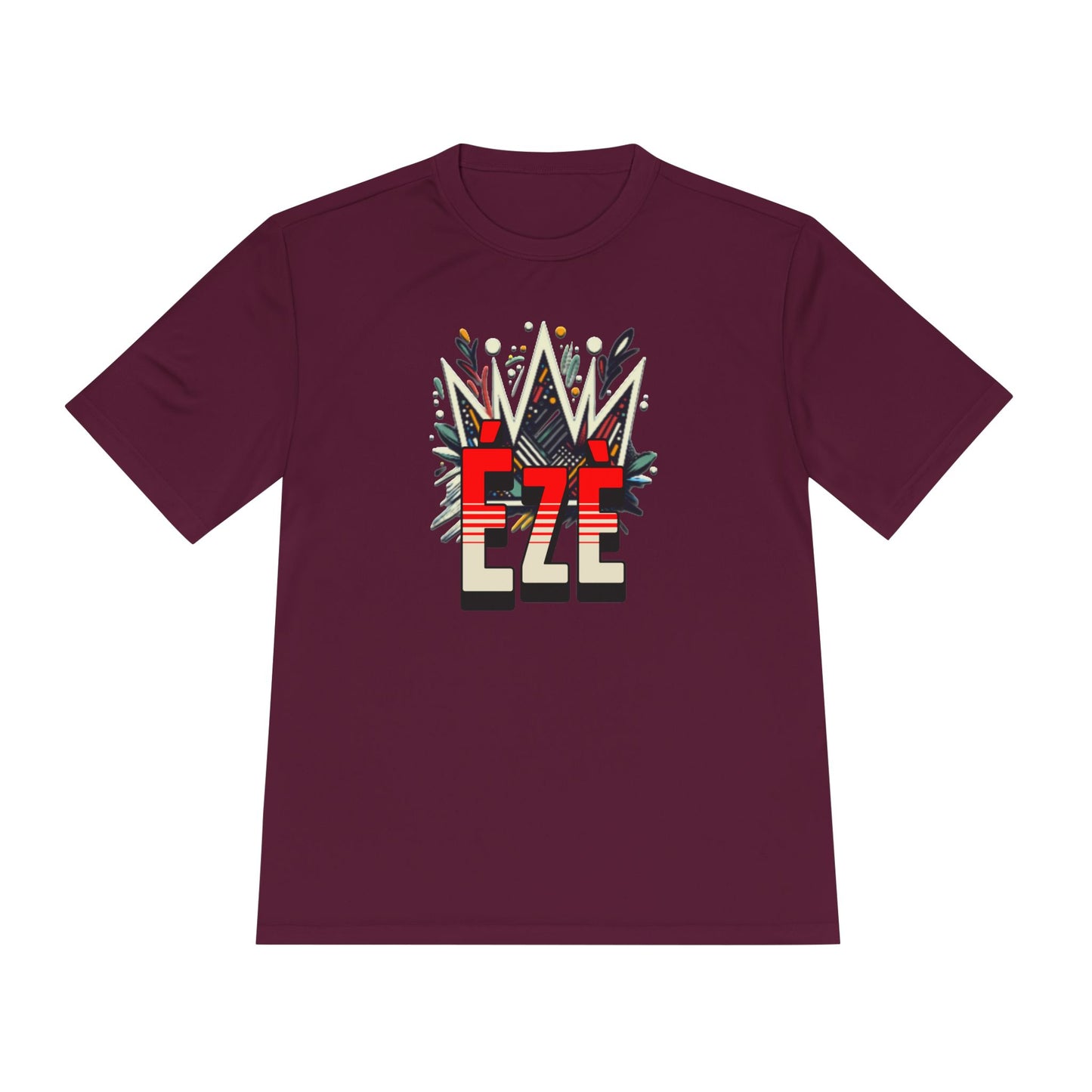 Ézè-Kings Crown Front - Unisex Moisture Absorbing Tee