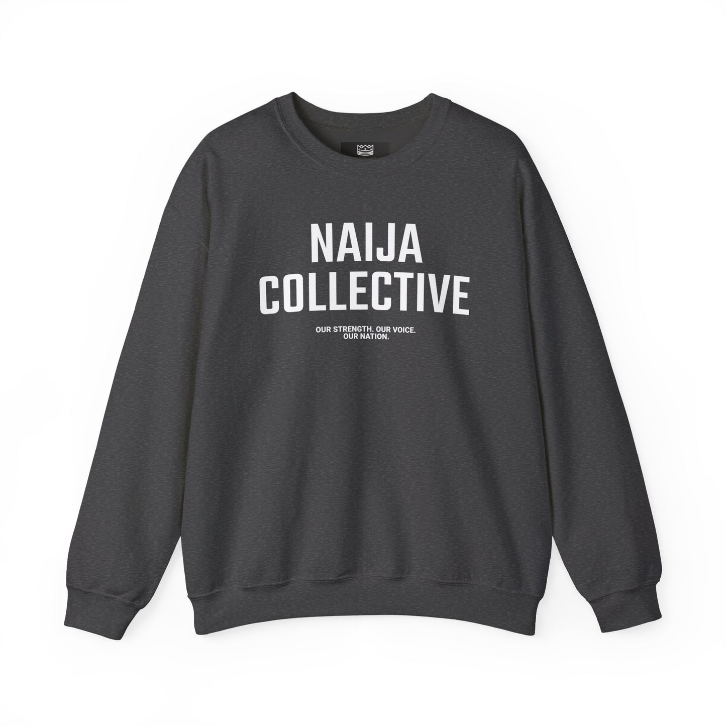 Embroidered Naija Collective Sweatshirt - Cozy Unisex Crewneck