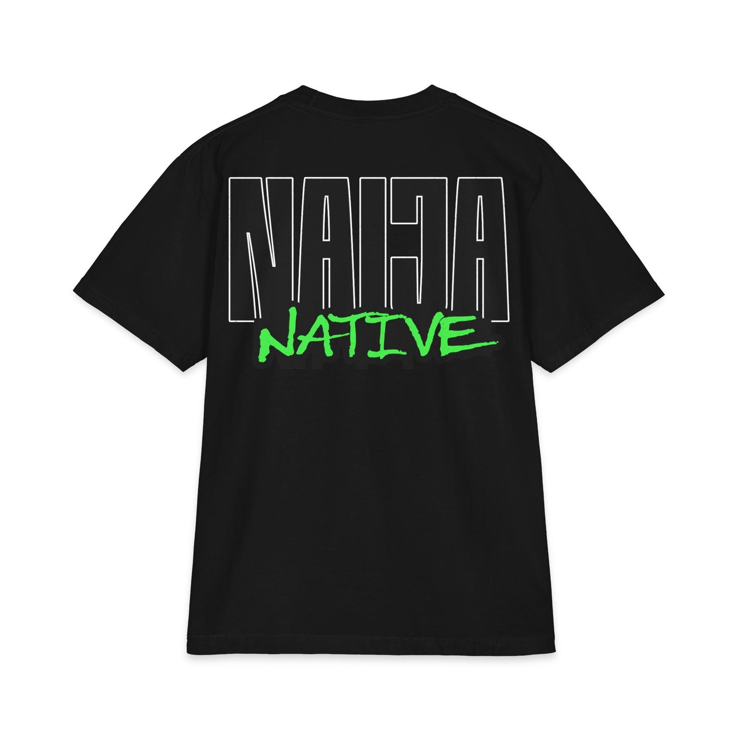 Naija Native Graphic T-Shirt — Green Drip Streetwear Tee