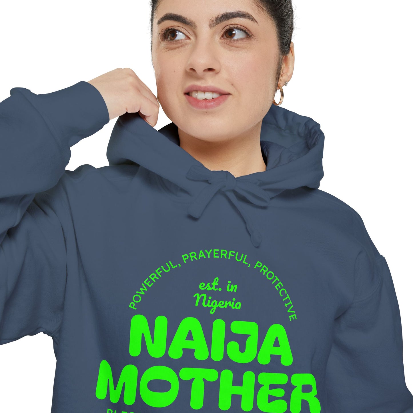 Naija Mother -Mothers Day Garment-Dyed Hoodie