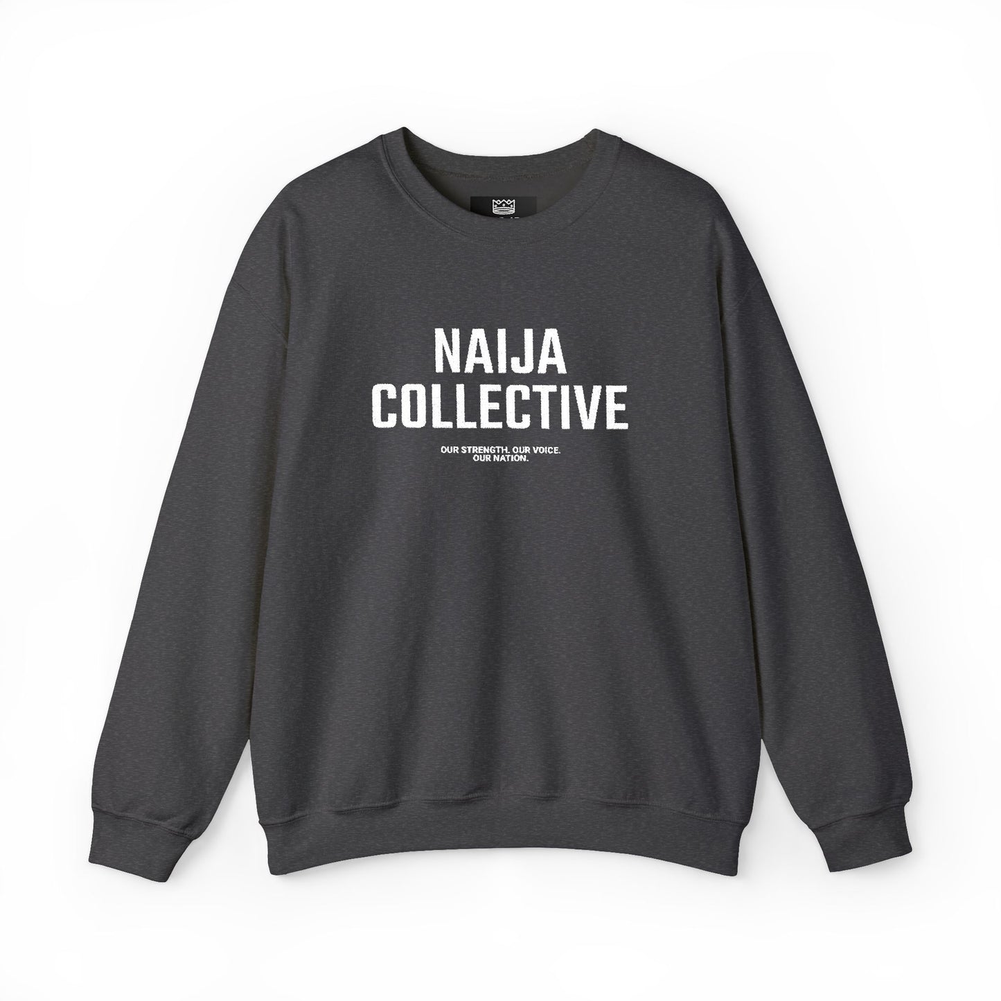 Embroidered Naija Collective Sweatshirt - Cozy Unisex Crewneck