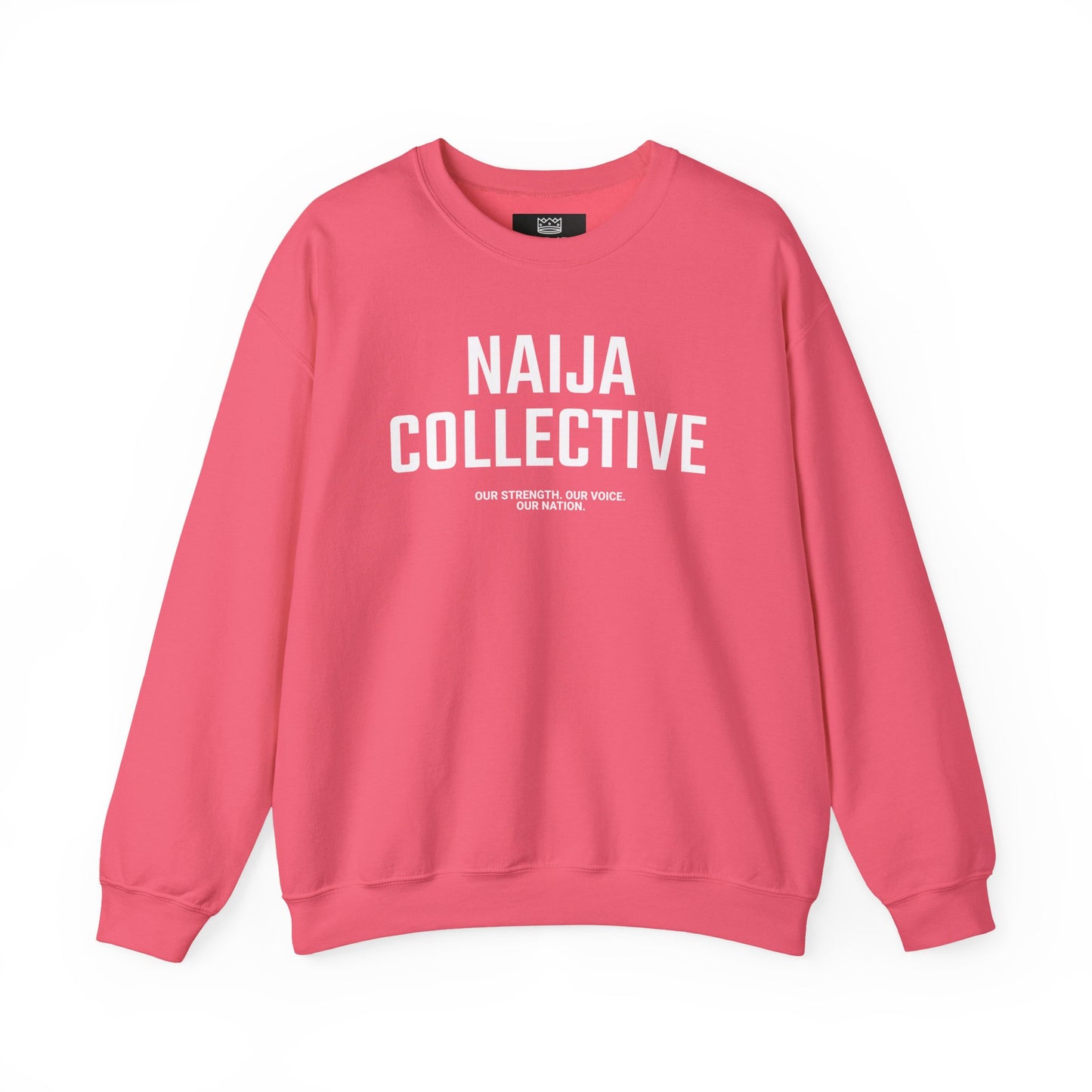 Embroidered Naija Collective Sweatshirt - Cozy Unisex Crewneck