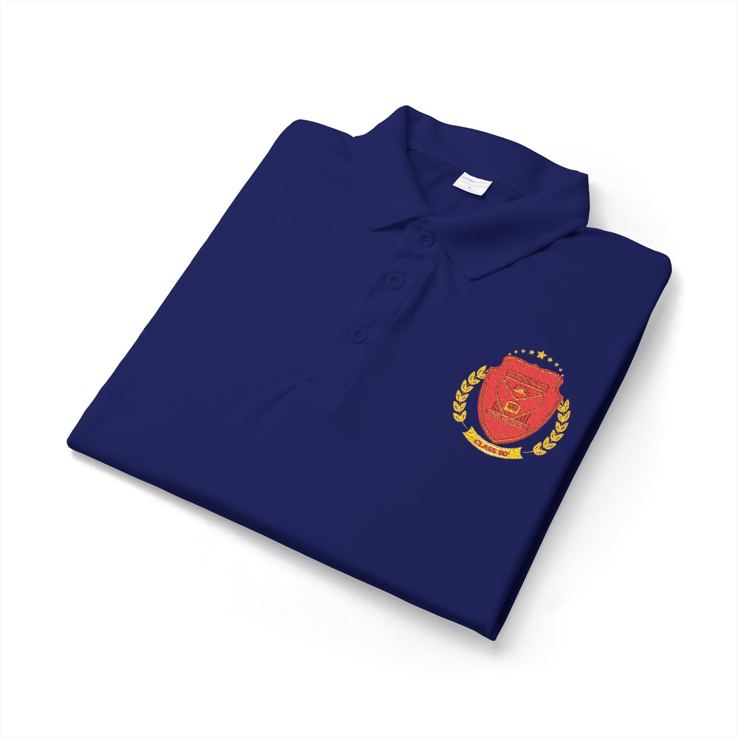 Embroidered FGC PH Class 90 Shield Polo Shirt — Crest Logo Performance Golf Polo