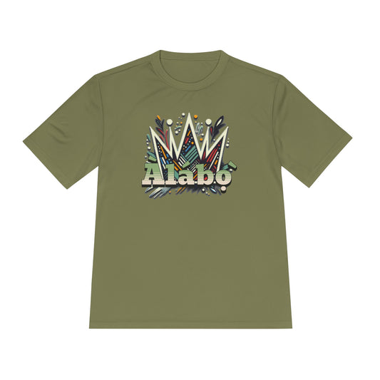 Àlábọ̀-Kings Crown Front - Unisex Moisture Absorbing Tee