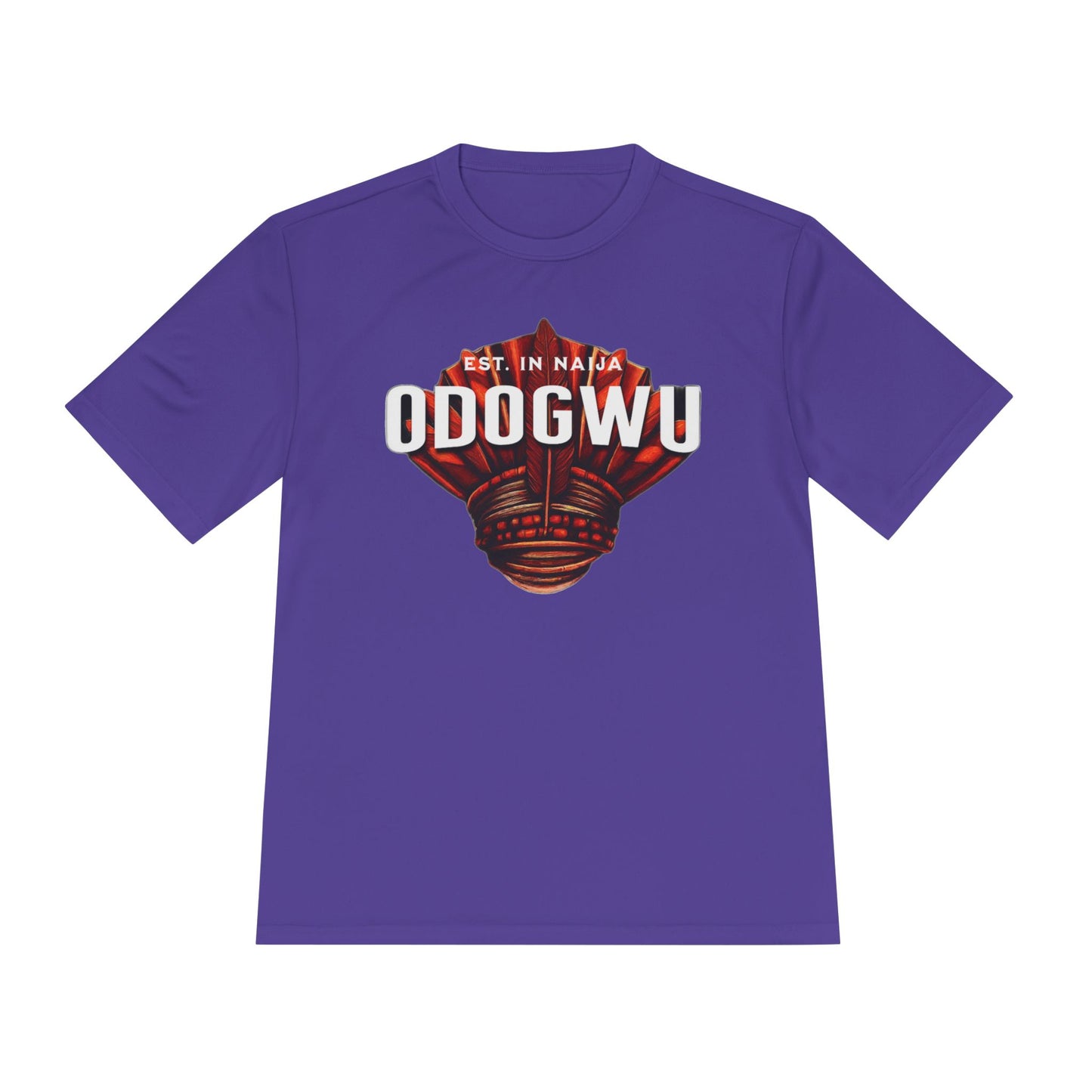 Odogwu Unisex Moisture Wicking Tee | Perfect for Active Lifestyles, Fitness, Summer Wear, Gifts for Holidays, Unique Design